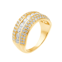 Channel Dress Ring with 1.50ct of Laboratory Grown Diamonds in 9ct Yellow Gold Bevilles Jewellers 