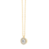 Halo Stud Earring and Necklace Set with 3/4ct of Laboratory Grown Diamonds in 9ct Yellow Gold Bevilles Jewellers 