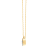Halo Stud Earring and Necklace Set with 3/4ct of Laboratory Grown Diamonds in 9ct Yellow Gold Bevilles Jewellers 