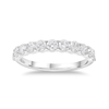 Single Row Dress Ring with 1.00ct of Laboratory Grown Diamonds in Sterling Silver and Platinum Bevilles Jewellers 