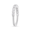 Single Row Dress Ring with 1.00ct of Laboratory Grown Diamonds in Sterling Silver and Platinum Bevilles Jewellers 