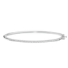 Ring and Bangle Set with 0.70ct of Laboratory Grown Diamonds in Sterling Silver and Platinum Bevilles Jewellers 
