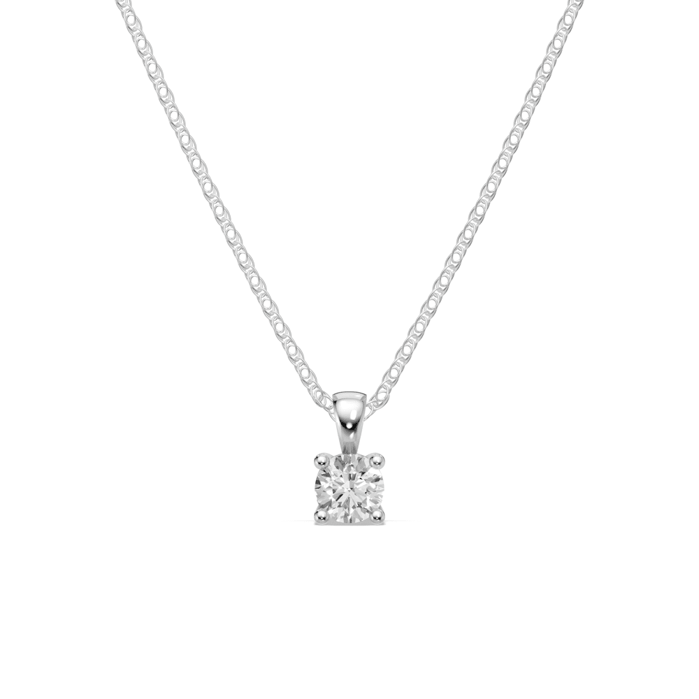 Jewellery Set with 1.00ct of Laboratory Grown Diamonds in Sterling Silver and Platinum Bevilles Jewellers 