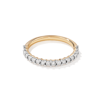 Miracle Set Anniversary Ring with 0.05tw of Diamonds in 9kt Yellow Gold Rings Bevilles 