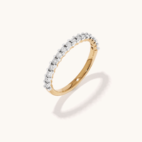 Miracle Set Anniversary Ring with 0.05tw of Diamonds in 9kt Yellow Gold Rings Bevilles 