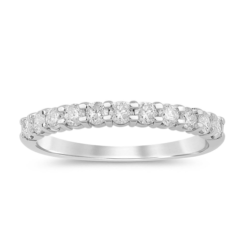 Multi Stone Ring with 1/2ct of Diamonds in 9ct White Gold Bevilles Jewellers 