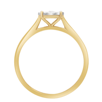 Circular Ring with 0.05ct of Diamonds in 9ct Yellow Gold Bevilles Jewellers 