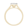 Round Brilliant Cut Ring with 0.47ct of Diamonds in 9ct Yellow Gold Bevilles Jewellers 