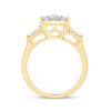 Oval Shaped Ring with 1.00ct of Diamonds in 9ct Yellow Gold Bevilles Jewellers 