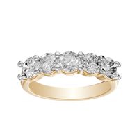 5 Stone Ring with 1.50ct of Diamonds in 9ct Yellow Gold Bevilles Jewellers 