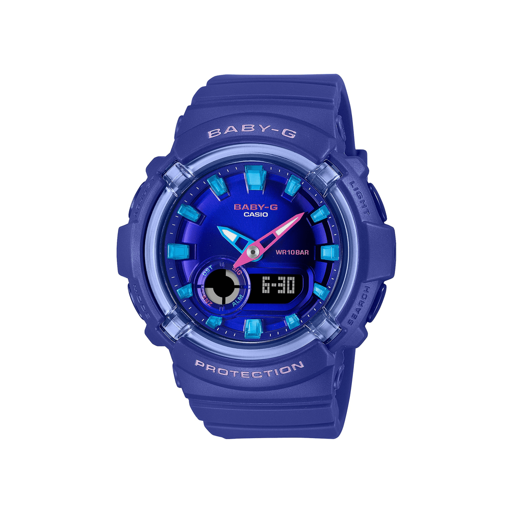 Casio Baby G Duo Dance In Neon Led Worldtime Stopwatch Alarm
