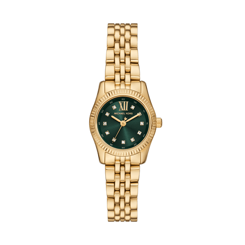 Michael Kors Lexington Three-Hand Gold-Tone Stainless Steel Watch MK4842 Watches Michael Kors 