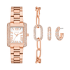Michael Kors Emery Three-Hand Rose Gold-Tone Stainless Steel Watch, Earrings, and Bracelet Gift Set MK4838SET Watches Michael Kors 