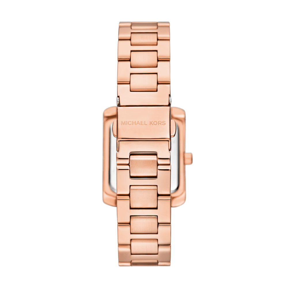 Michael Kors Emery Three-Hand Rose Gold-Tone Stainless Steel Watch, Earrings, and Bracelet Gift Set MK4838SET Watches Michael Kors 