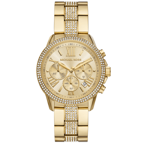 Michael Kors Brynn Chronograph Gold-Tone Stainless Steel Watch MK7504 Watches Michael Kors 