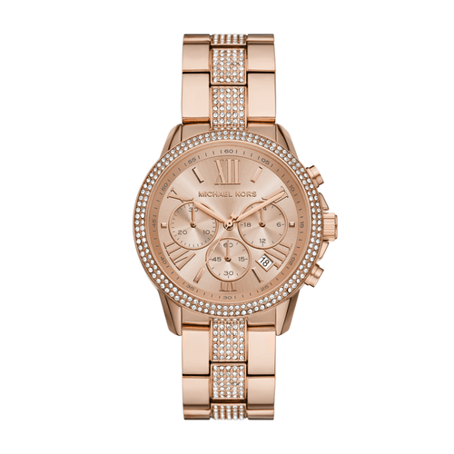 Michael Kors Brynn Chronograph Rose Gold-Tone Stainless Steel Watch MK7505 Watches Michael Kors 