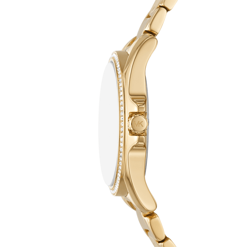 Michael Kors Kacie Three-Hand Gold-Tone Stainless Steel Watch MK4852 Watches Michael Kors 