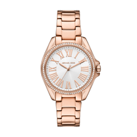 Michael Kors Kacie Three-Hand Rose Gold-Tone Stainless Steel Watch MK4853 Watches Michael Kors 