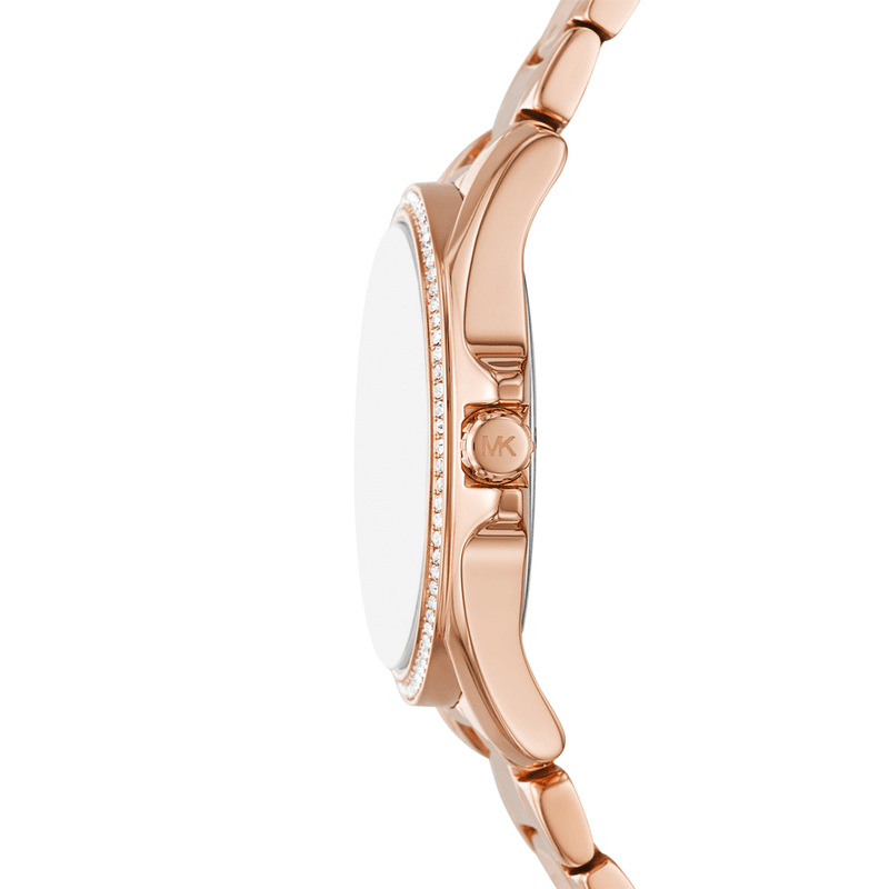 Michael Kors Kacie Three-Hand Rose Gold-Tone Stainless Steel Watch MK4853 Watches Michael Kors 