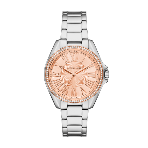 Michael Kors Kacie Three-Hand Stainless Steel Watch MK4854 Watches Michael Kors 