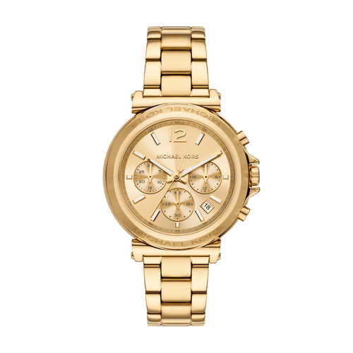 Michael Kors Maren Chronograph Gold-Tone Stainless Steel Watch MK7493 Watches Michael Kors 