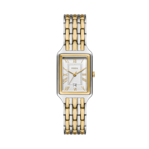 Fossil Raquel Three-Hand Date Two-Tone Stainless Steel Watch ES5368 Watches Fossil 