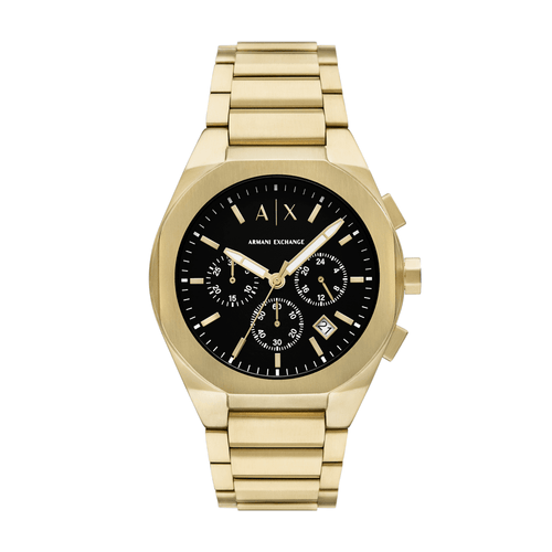 Armani Exchange Chronograph Gold-Tone Stainless Steel Watch AX4180 Watches Armani Exchange 