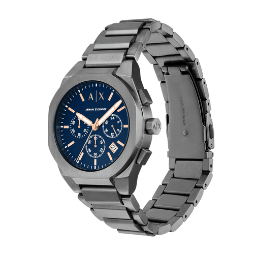Armani Exchange Chronograph Gunmetal Stainless Steel Watch AX4182 Watches Armani Exchange 