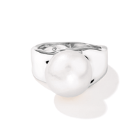 Freshwater Pearl centre Ring in Sterling Silver Rings Bevilles 