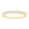 Anniversary Ring with 1/4ct of Laboratory Grown Diamonds in 18ct Yellow Gold Bevilles Jewellers 