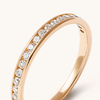 Channel Set Anniversary Ring with 0.25tw of Laboratory-Grown Diamonds in 18kt Yellow Gold Rings Bevilles 