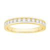 Anniversary Ring with 1/2ct of Laboratory Grown Diamonds in 18ct Yellow Gold Bevilles Jewellers 