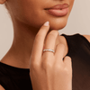 Channel Set Anniversary Ring with 1.00tw of Laboratory-Grown Diamonds in 18kt Yellow Gold Rings Bevilles 