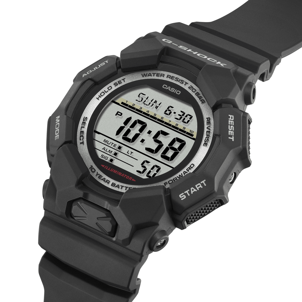 Casio G Shock Black Digital Watch GD010-1D Watches Casio G Shock 