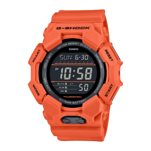 Casio G Shock Orange Digital Watch GD010-4D Watches Casio G Shock 