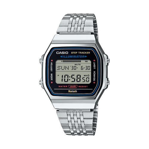 Casio Vintage Silver Digital Watch ABL100WE-1A Watches Casio 