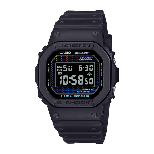 Casio G Shock Rainbow Digital Watch DW5600RW-1D Watches Casio G Shock 