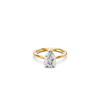 2.00ct Pear Solitaire Laboratory Grown Diamond Ring in 18ct Yellow Gold Rings Bevilles 