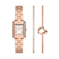Michael Kors Emery Three-Hand Rose Gold-Tone Stainless Steel Watch and Bracelets Gift Set MK7512SET Watches Michael Kors 