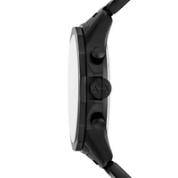 Armani Exchange Chronograph Black Stainless Steel Watch and Bracelet Set AX7163SET Watches Armani Exchange 