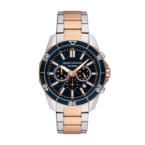 Armani Exchange Chronograph Two-Tone Stainless Steel Watch AX1965 Watches Armani Exchange 