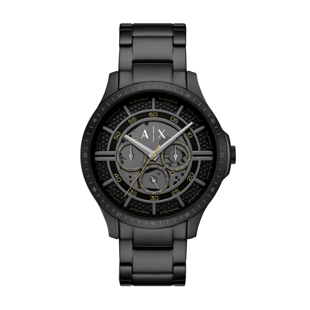 Armani Exchange Multifunction Black Stainless Steel Watch AX2460 Watches Armani Exchange 