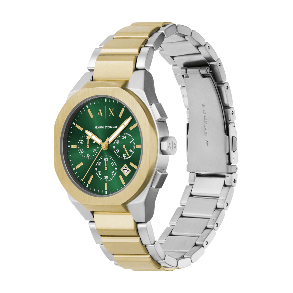 Armani Exchange Chronograph Two-Tone Stainless Steel Watch AX4184 Watches Armani Exchange 