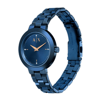 Armani Exchange Two-Hand Ocean Blue Stainless Steel Watch AX5175 Watches Armani Exchange 