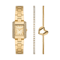 Michael Kors Emery Three-Hand Gold-Tone Stainless Steel Watch and Bracelets Gift Set MK7510SET Watches Michael Kors 