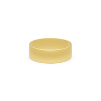 7mm Half Round Wedding Band in 9kt Yellow Gold Rings Bevilles 