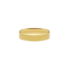 5mm Flat Bevelled Edge Wedding Band in 9kt Yellow Gold Rings Bevilles 