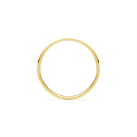 5mm Flat Bevelled Edge Wedding Band in 9kt Yellow Gold Rings Bevilles 