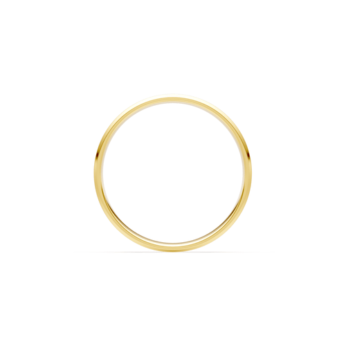 5mm Flat Bevelled Edge Wedding Band in 9kt Yellow Gold Rings Bevilles 