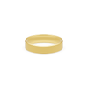 5mm Flat Bevelled Edge Wedding Band in 9kt Yellow Gold Rings Bevilles 